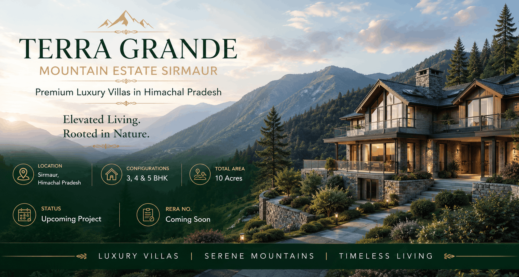 Terra Grande Mountain Estate Sirmaur - Premium Luxury Villas